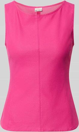 Ichi Top mit Rundhalsausschnitt Modell KATE in Pink, Gr&ouml;&szlig;e XXL