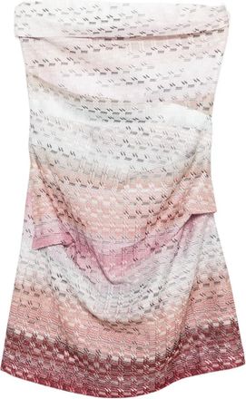 Missoni Gebreide mini-jurk met ombré-effect - Roze