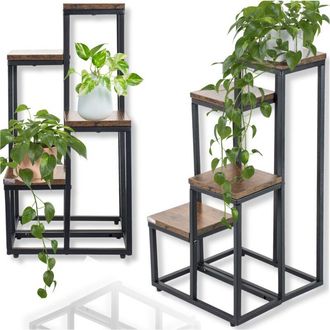 OEM Soporte Para Flores, Estante Para Flores, Plantas, Macetas, Independiente, 4 Estantes, Loft