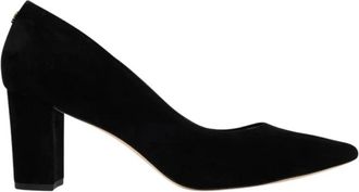 Ralph Lauren Puntige Su&egrave;de Pomp - Dames - Pumps - Zwart - 36 EU - Su&egrave;de - Schoenen