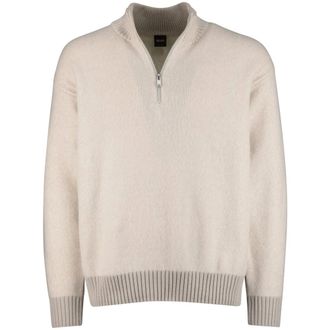 HUGO BOSS Heren, Truien, Beige, Maat: XL Wol