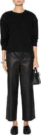 Ulla Johnson Ainsley Pullover Sweatshirt In Noir