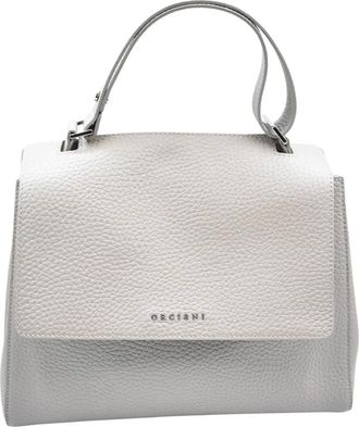 Orciani Tassen, Dames, Beige, ONE Size, Leer, Sveva Soft Medium