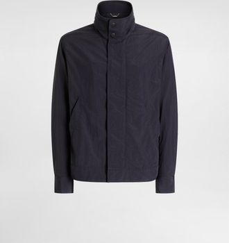 Dolce & Gabbana Canvas Jacket - Man Coats And Jackets Blue 46