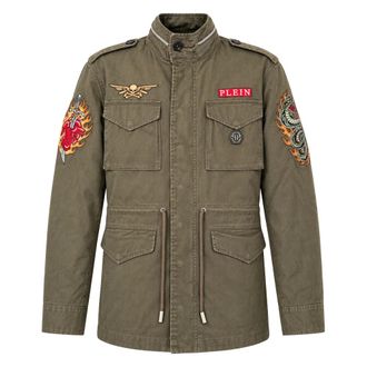 Philipp Plein Chaqueta ligera - Jackets - Hombre - Verde - 2XL
