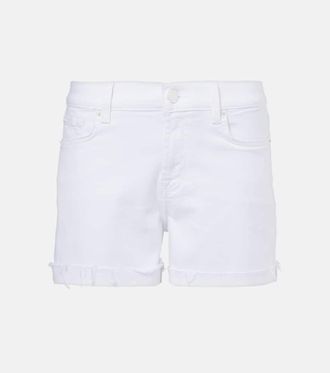 7 For All Mankind Shorts a vita media in misto cotone