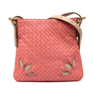 Bottega Veneta Tweedehands Nappa Intrecciato Crossbody