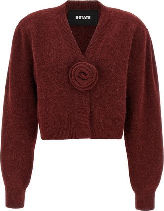 Rotate Knit Puffsleeve Cardigan
