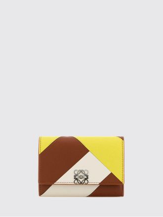 Loewe Portafoglio tri-fold Anagram in pelle di vitello con monogramma