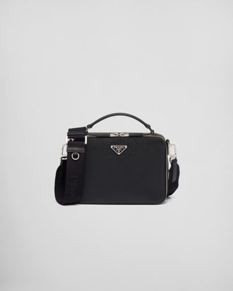 Prada Brique medium Saffiano leather bag