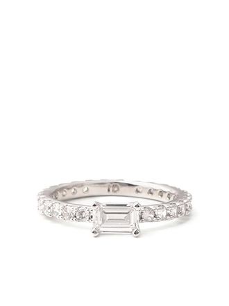 Izabel Display ultra slim ring - Silver