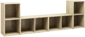vidaXL Vidaxl - tv Cabinets 4 pcs Sonoma Oak 72x35x36.5 cm Engineered Wood