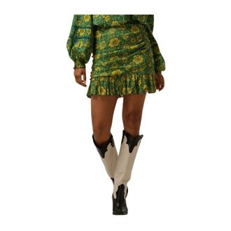 Harper & Yve Rokken, Dames, Veelkleurig, L, Groene Minirok Jess-sk