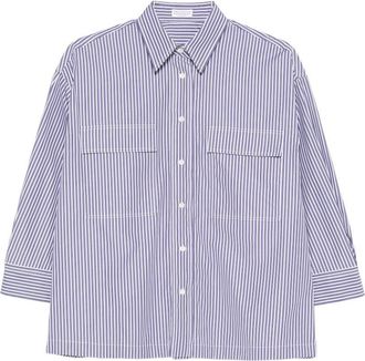 Brunello Cucinelli Brunello Cucinelli Gestreiftes Baumwollhemd