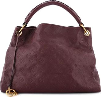 Louis Vuitton Artsy Handbag Monogram Empreinte Leather MM hobo bag - Rood