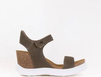 FLY London Womens Gogo Sandal In Khaki