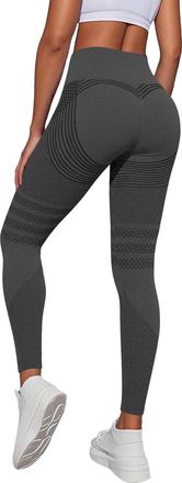 Generic Compression 3D Leggings Anti Cellulite High Waisted Women Workout Gym Tummy Control Butt Lift Leggings Petite Yoga Buttery Soft Black Pants Seamless S