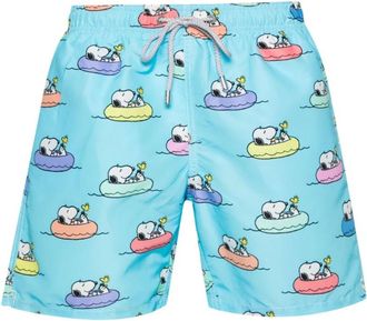 MC2 Saint Barth Chillin Snoopy Zwemshorts - Heren - Strandmode - Blauw - 3XL - Badmode