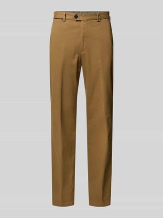 Hiltl Hiltl Regular Fit Stoffhose mit B&uuml;gelfalten Modell Peaker in Beige, Gr&ouml;&szlig;e 24