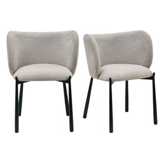 Moloo Silla de mesa de luxury gr&egrave;ge (x2)