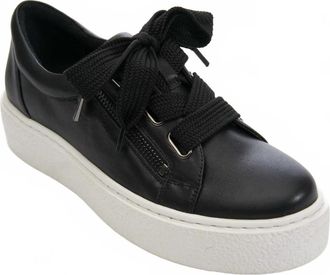 Vaneli Womens Yucel Lace Up Sneaker In Black