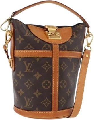 Louis Vuitton Pre-owned Bucket Bags, female, Brown, Size: ONE SIZE Pre-owned Vintage Monogram Bucket Bag