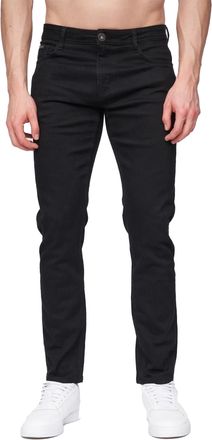 Henleys Heren Mayhen Slim Jeans (Zwart)