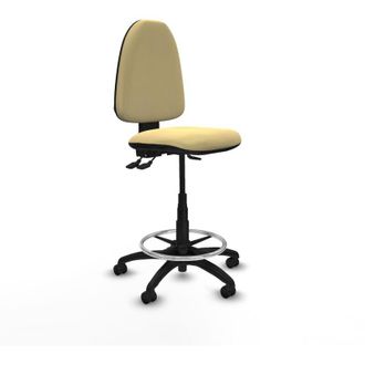 Piqueras y Crespo Piqueras Y Crespo Silla De Oficina Simil Cuero Crema