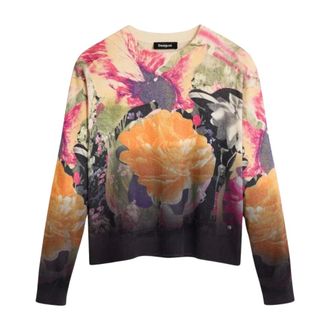 Desigual Mujer, Sudaderas, Multicolor, Talla: XS