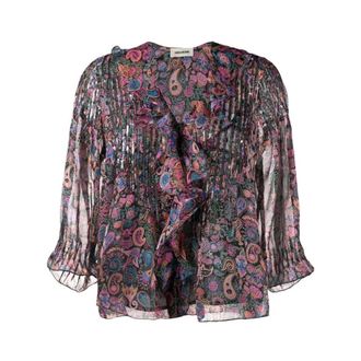 Zadig&Voltaire Donna, Camicette, Multicolore, M, new