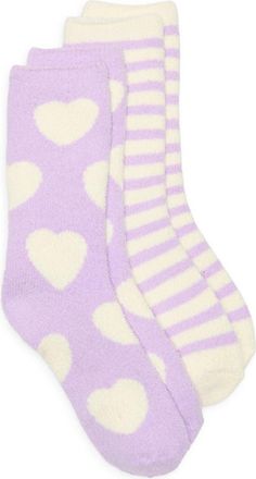 Honeydew Intimates 2-Pack Hearty Snowdrift Crew Socks in Iced Lilac at Nordstrom Rack