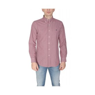 Ralph Lauren Heren, Overhemden, Rood, Maat: M Katoen