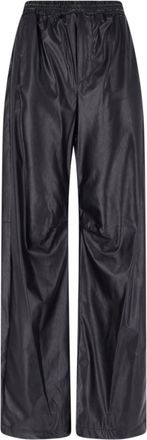 Maison Margiela Pantaloni Ampi In Pelle Faux