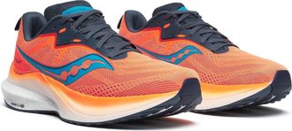 Saucony Mens Tempus 2 Sneaker, Viziorange/Dusk, 7.5 UK