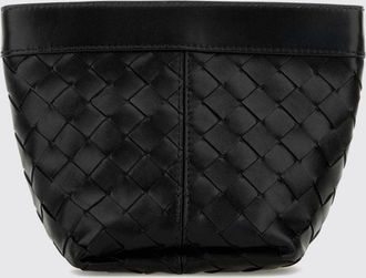 Bottega Veneta Mini borsa Flap in pelle di vitello con motivo Intrecciato