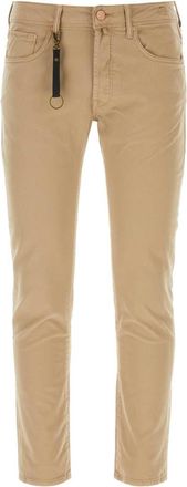 Incotex Beige Stretch Cotton Pant