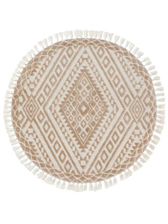benuta Alfombra redonda beige &oslash; 150 redondo