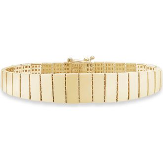 Lana Jewelry 14K Graduating Flash Tile Bracelet in Yellow Gold at Nordstrom, Size 6