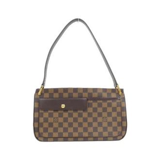 Louis Vuitton Pre-owned Shoulder Bags, female, Brown, Size: ONE SIZE Pre-owned Damier Ebene Coated Canvas Shoulder Bag