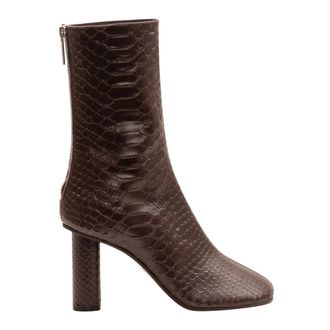 PARIS TEXAS Alice Ankle Boot - female - Paris Texas - Heeled Boots - Red - 4 1/2 UK - Shoes