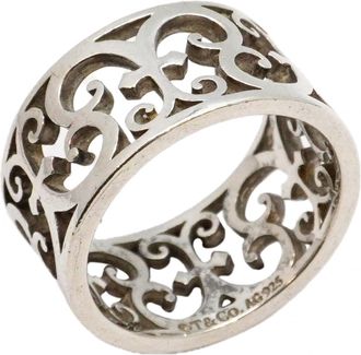 Tiffany & Co. Silver 925 Band Ring (Pre-Owned)