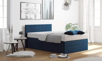 Westfalia Polsterbetten Boxspringbett mit Zierkissen, wahlweise mit Topper