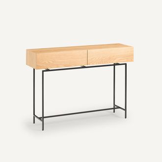 AM.PM Eiken fineer console, 2 lades, Oreko