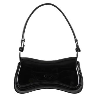 Diesel Shoulder Bags, female, Black, Size: ONE SIZE Play Clutch