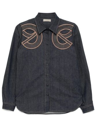 Elie Saab denim shirt - Blue