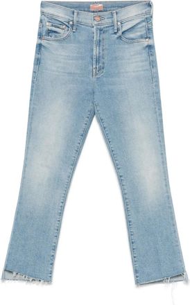 Mother Jeans The Insider Crop Step Fray - Blu