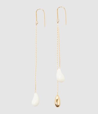 Isabel Marant Boucles dOreilles Asymmetric Ecru