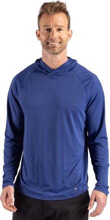 Cutter & Buck Prospect Recycled Featherlight Stretch Mens Hooded Pullover