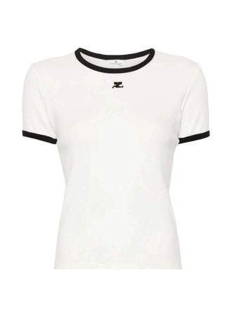 Courr&egrave;ges Signature Contrast T-shirt