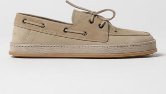 Hogan Mocassino da barca H683 in camoscio e nabuk